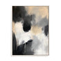 Wall Art Stretched Canvas In White  Frame - Santa Ynez I Abstract Art