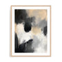Wall Art Print Poster In Natural Oak Frame - Santa Ynez I Abstract Art