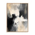 Wall Art Stretched Canvas In Natural Oak  Frame - Santa Ynez Ii Abstract Art