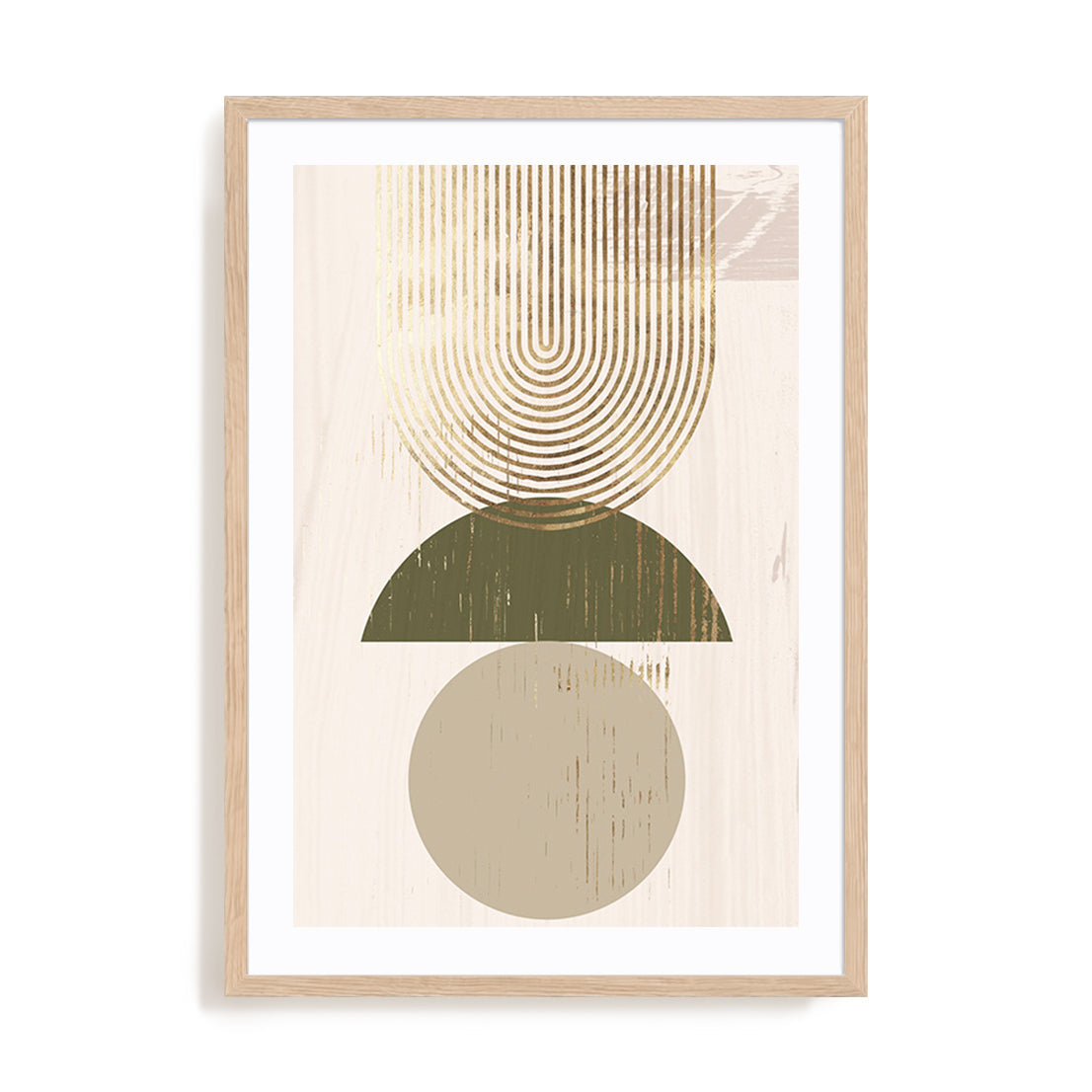 Mid Century Emerald I Wall Art