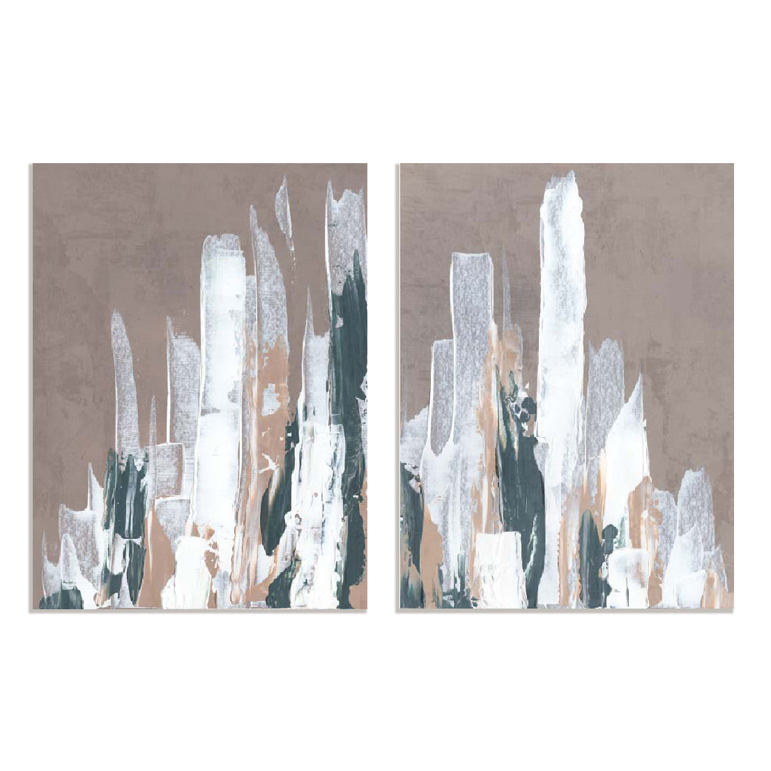 Sky Scrapers I And II Wall Art
