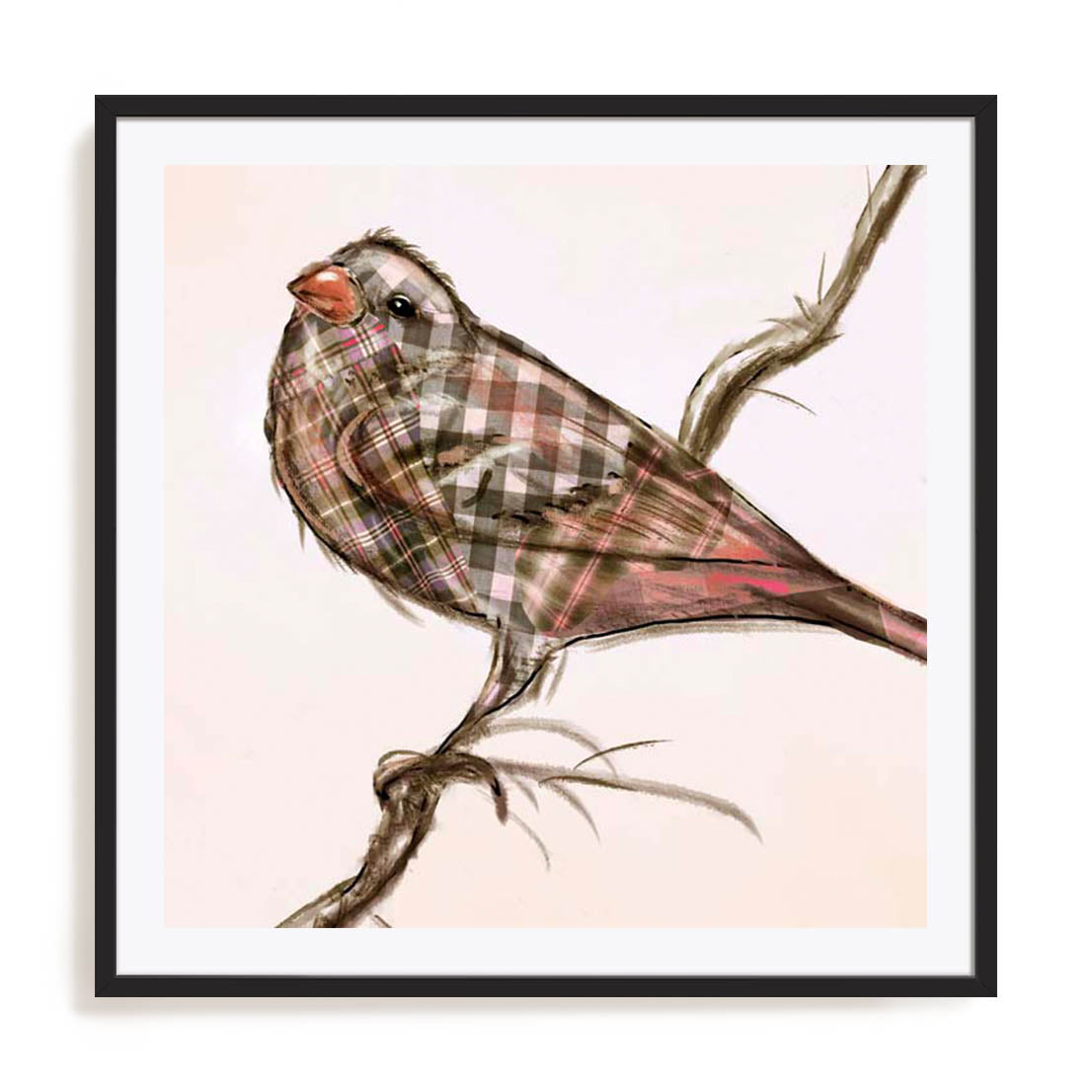 Patchwork Quilt Bird I Wall Art