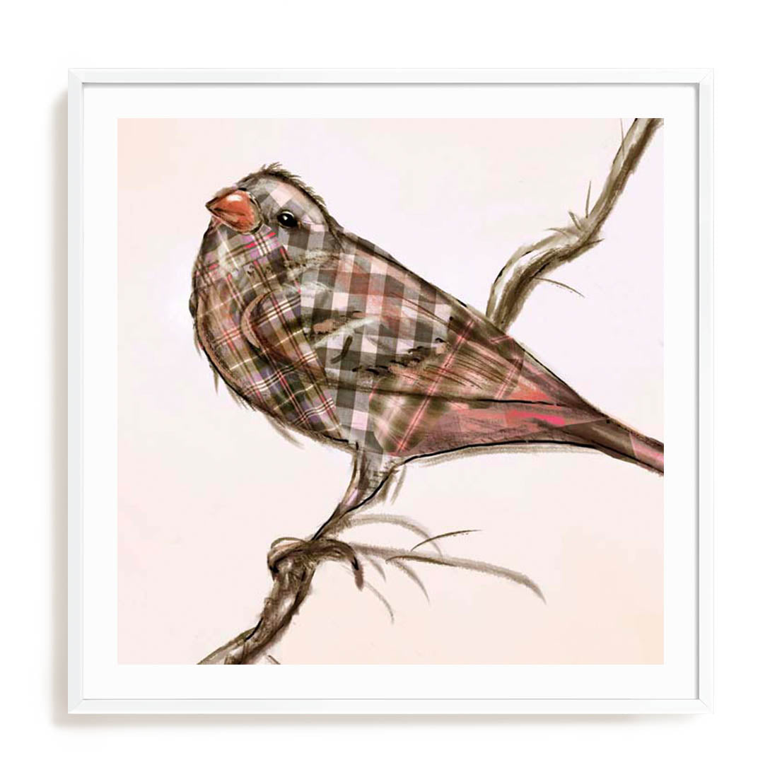 Patchwork Quilt Bird I Wall Art