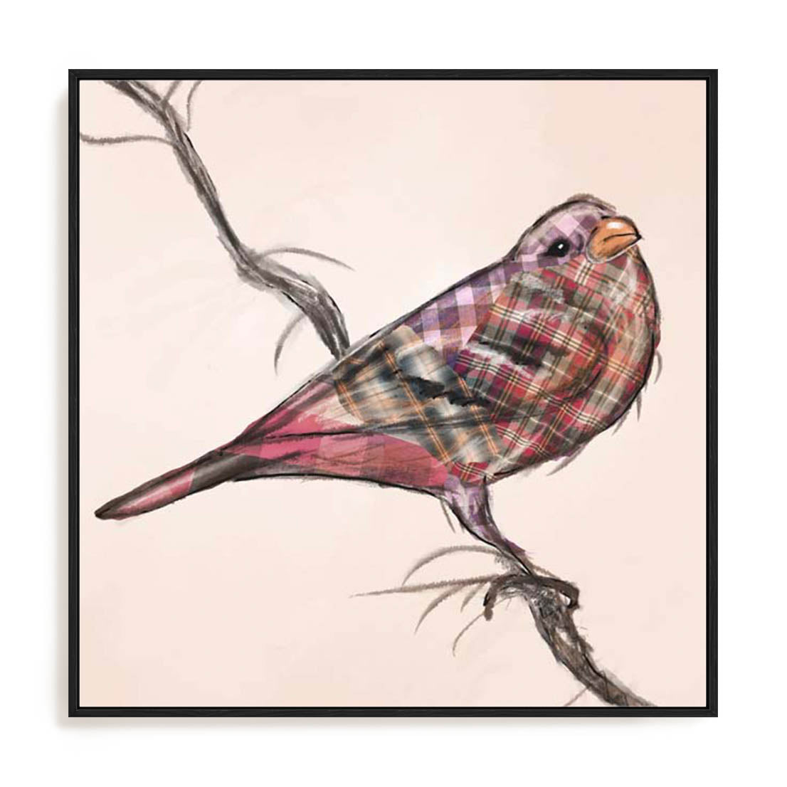 Patchwork Quilt Bird Ii Wall Art