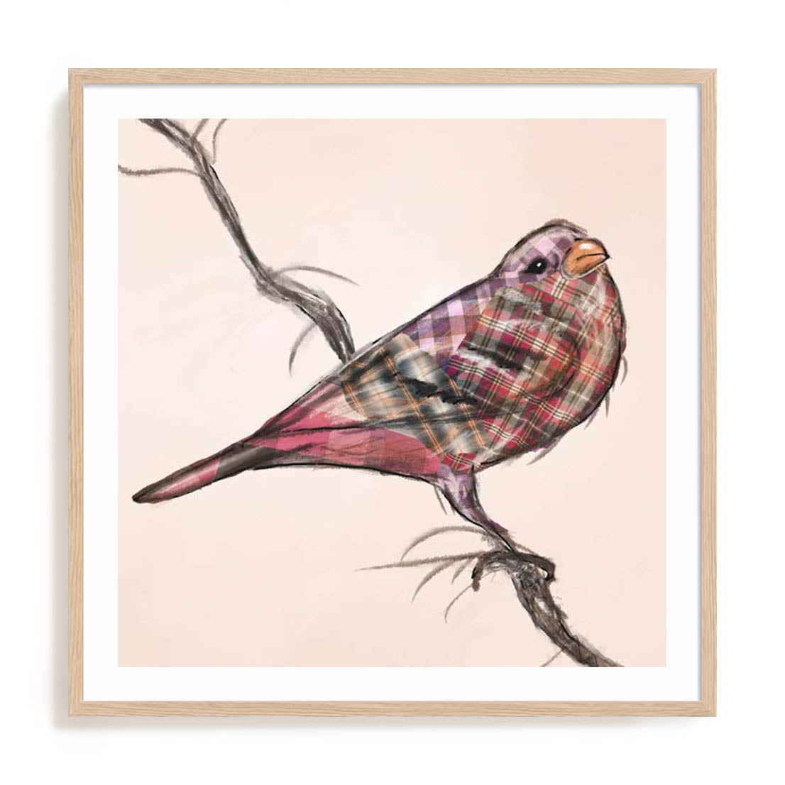 Patchwork Quilt Bird Ii Wall Art