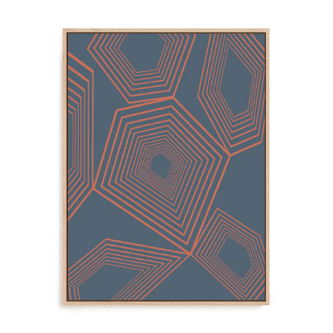 Pentagon On Repeat II Wall Art