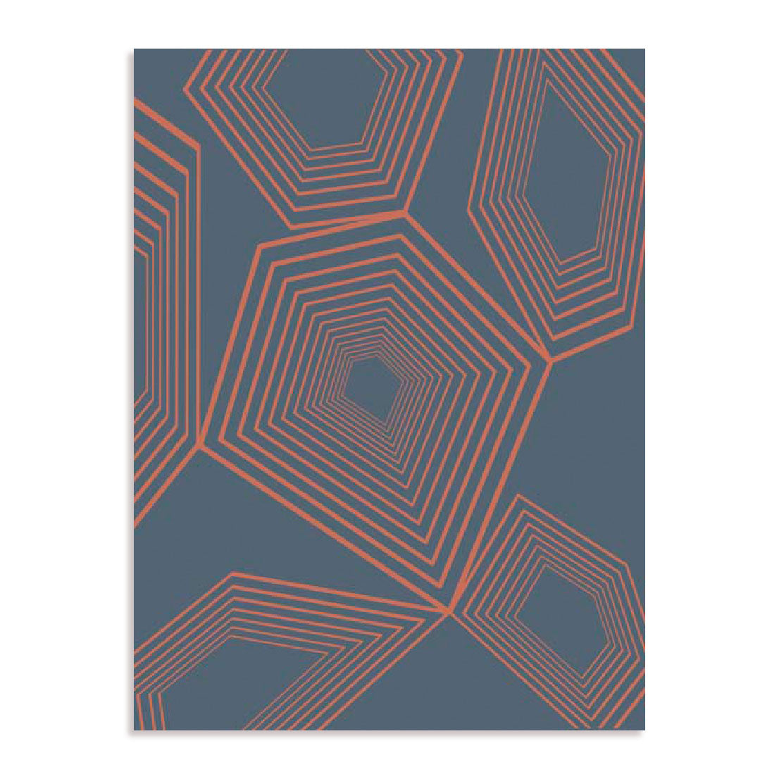 Pentagon On Repeat II Wall Art
