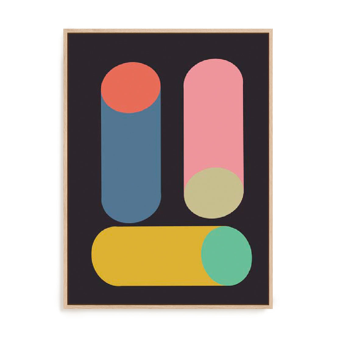 Colourful Tubes I Wall Art