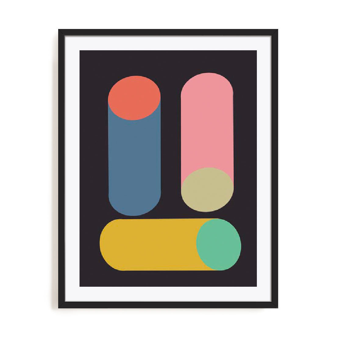 Colourful Tubes I Wall Art