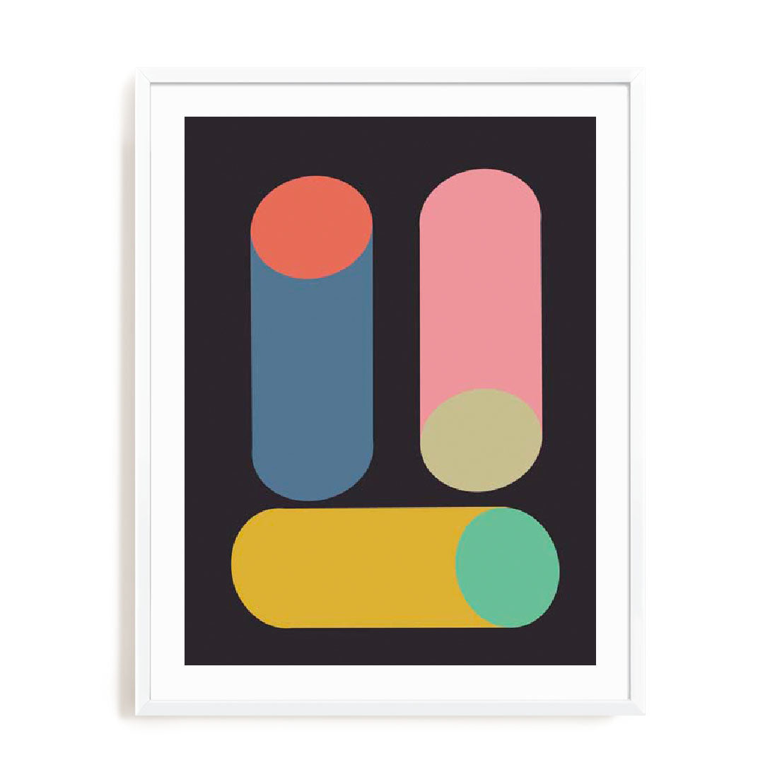 Colourful Tubes I Wall Art