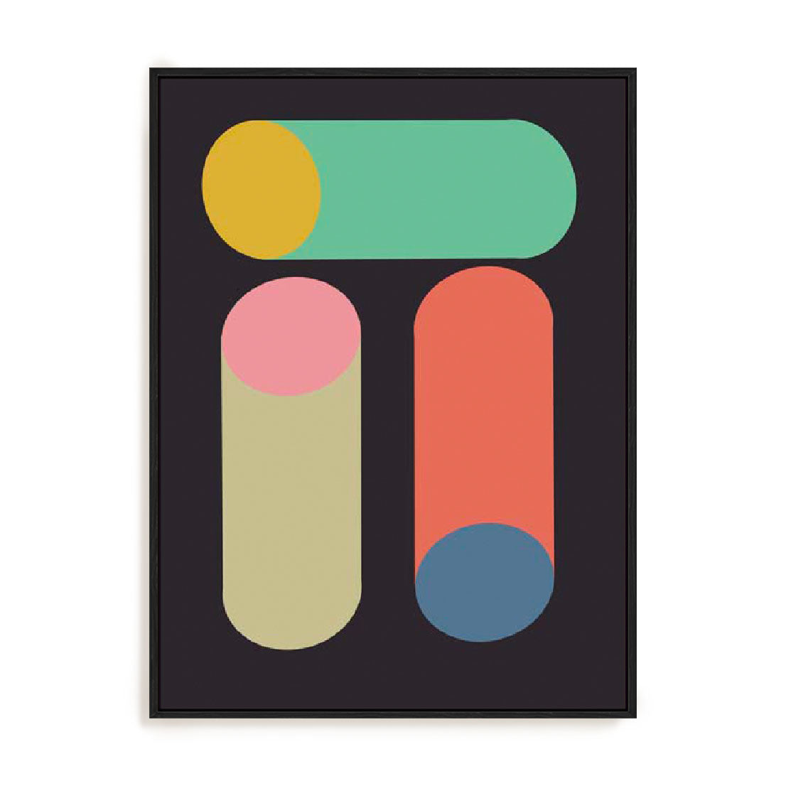 Colourful Tubes II Wall Art