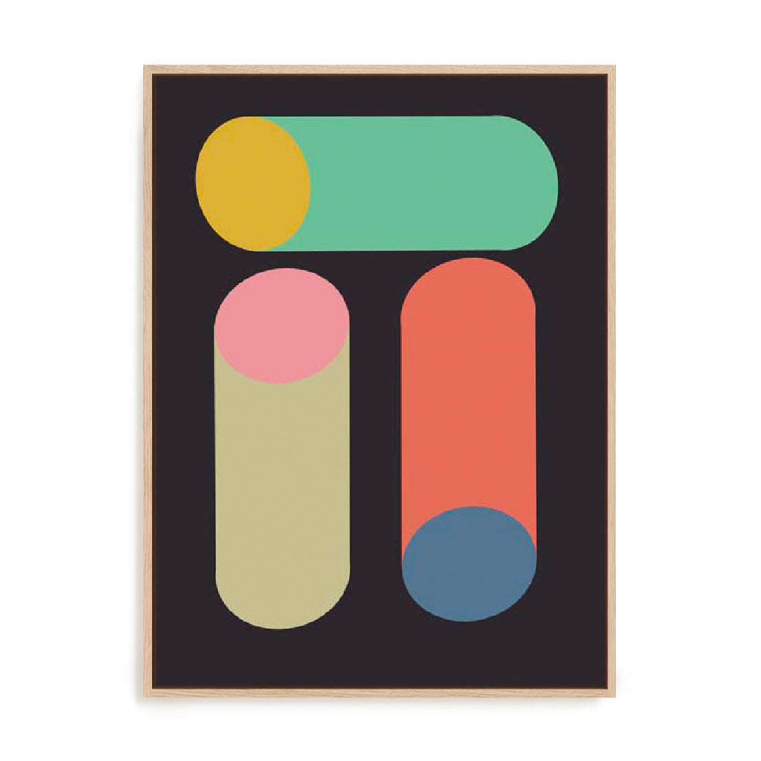Colourful Tubes II Wall Art