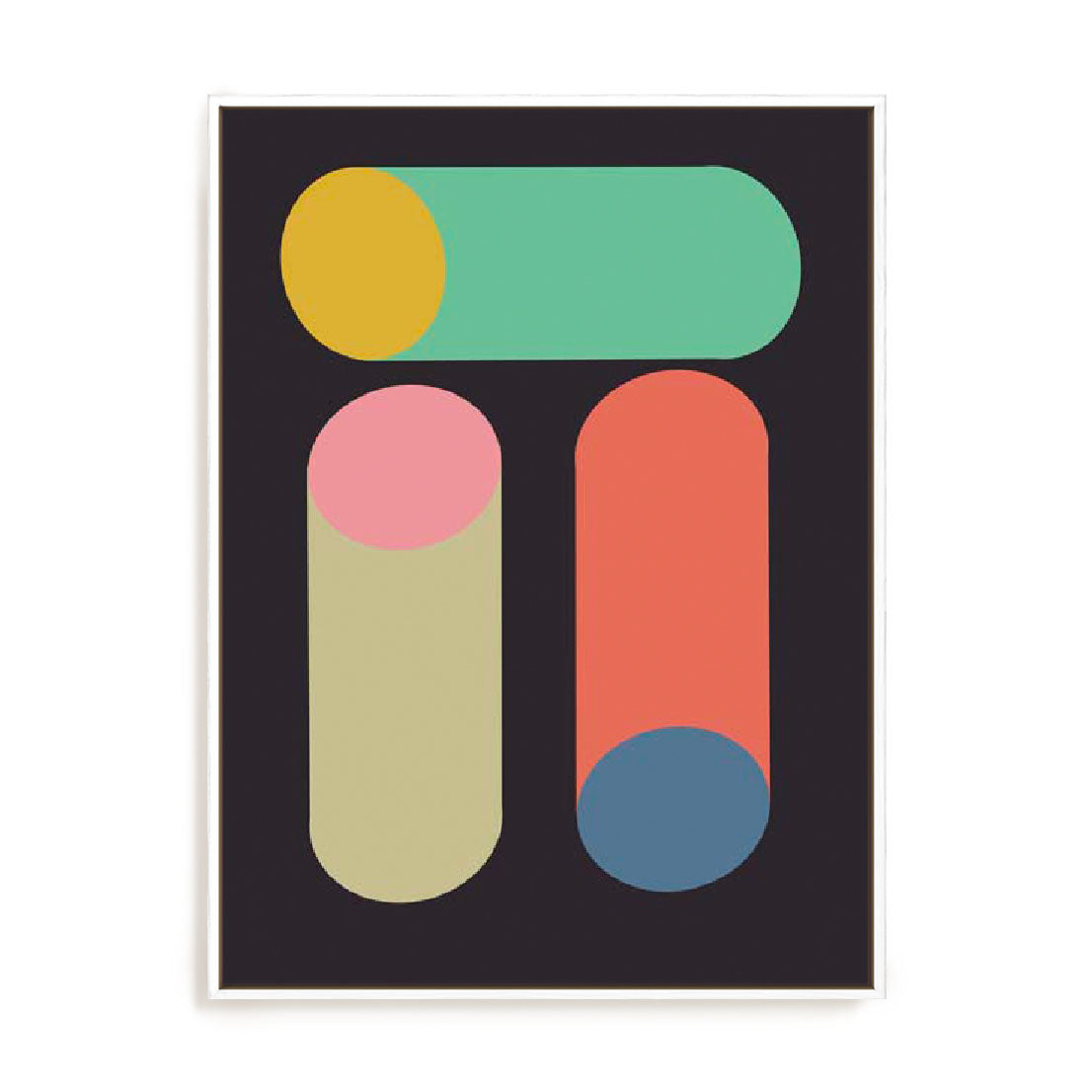 Colourful Tubes II Wall Art