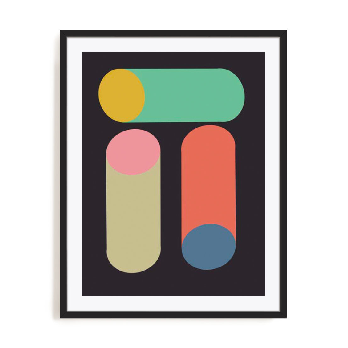 Colourful Tubes II Wall Art
