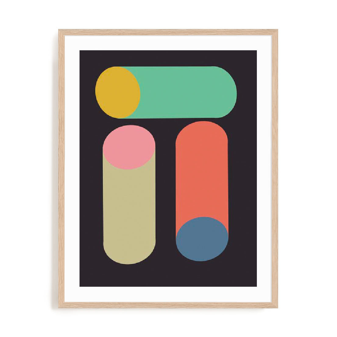 Colourful Tubes II Wall Art