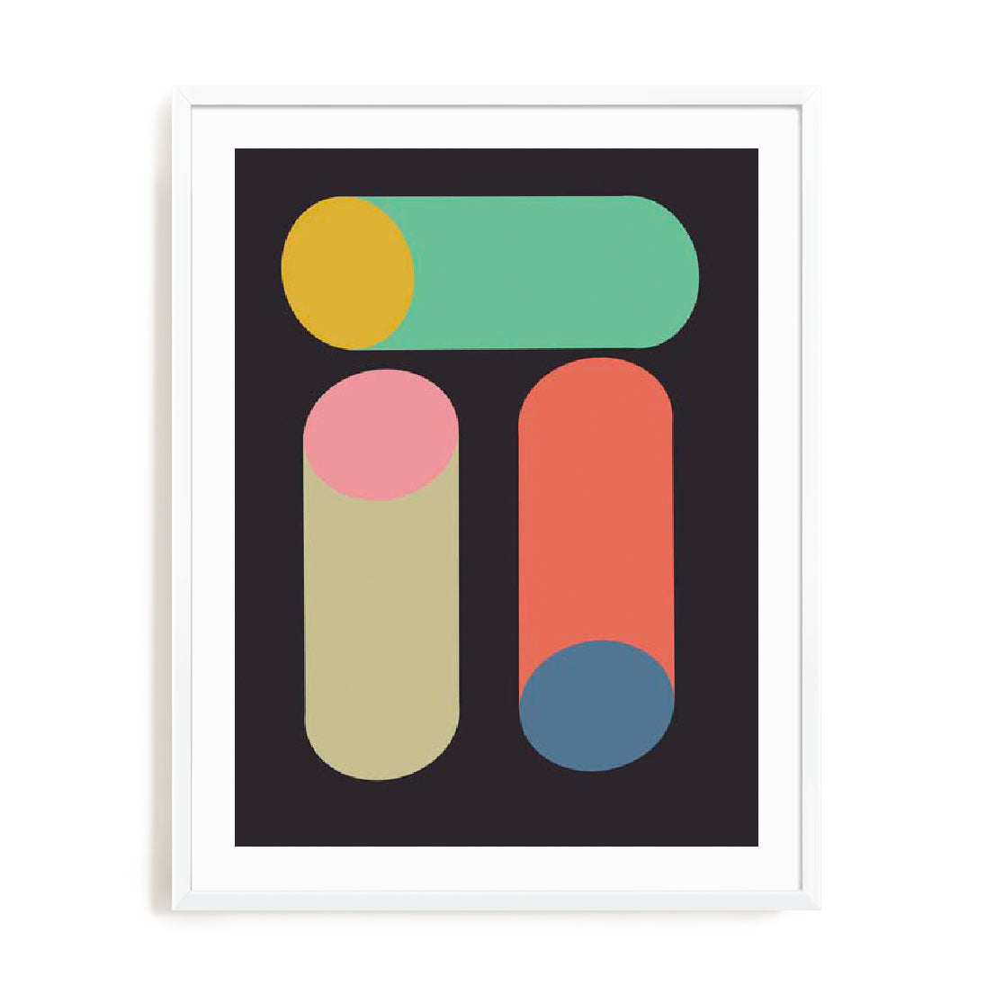 Colourful Tubes II Wall Art