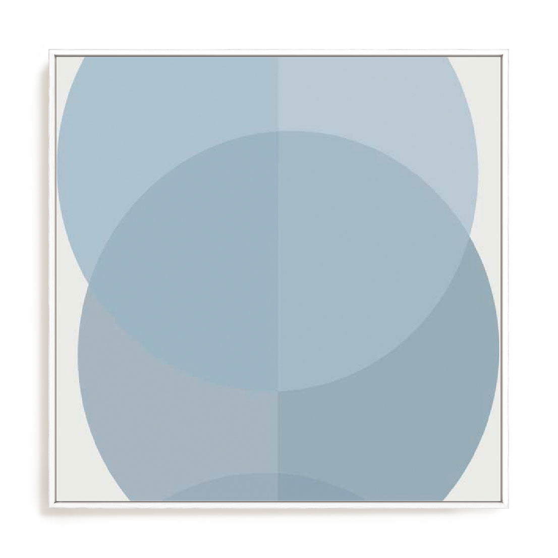 Blue Half Circles I Wall Art