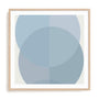 Blue Half Circles I Wall Art