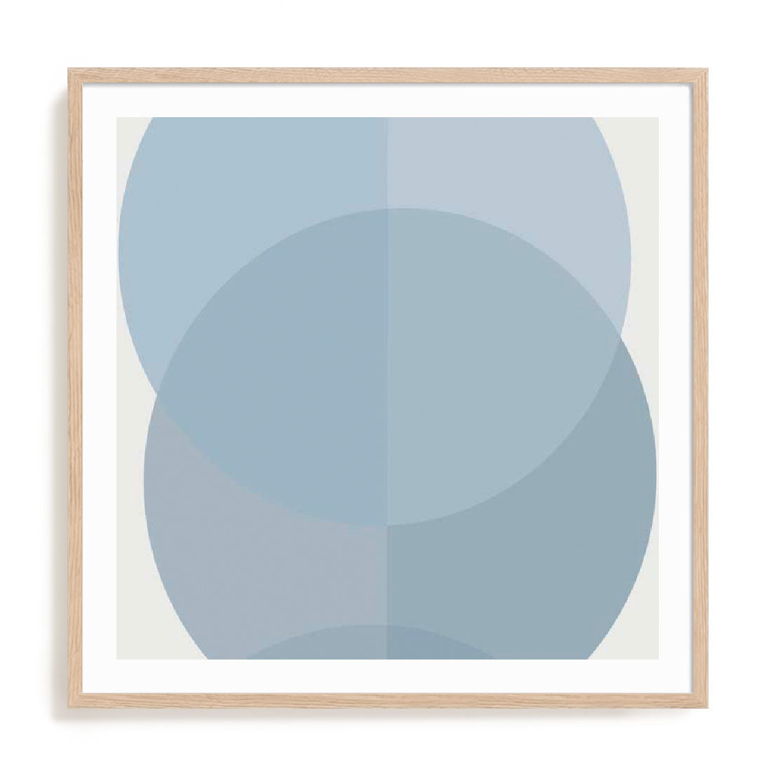 Blue Half Circles I Wall Art