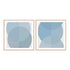 Blue Half Circles Wall Art