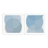 Blue Half Circles Wall Art