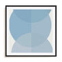 Blue Half Circles II Wall Art