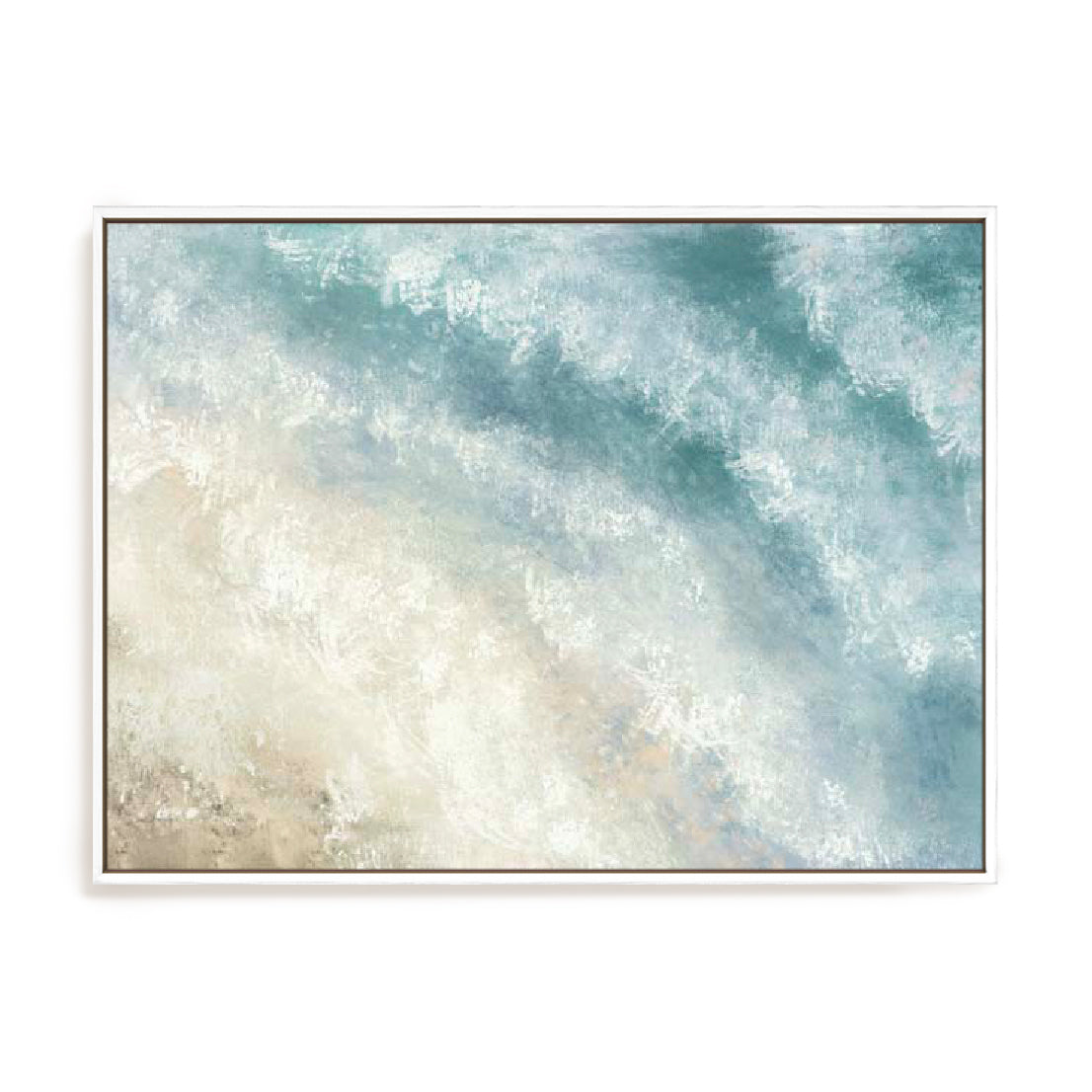 Beach From Above Wall Art