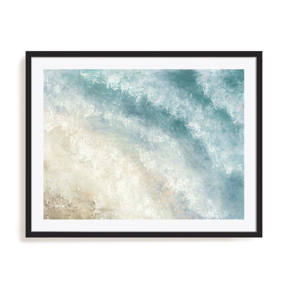Beach From Above Wall Art