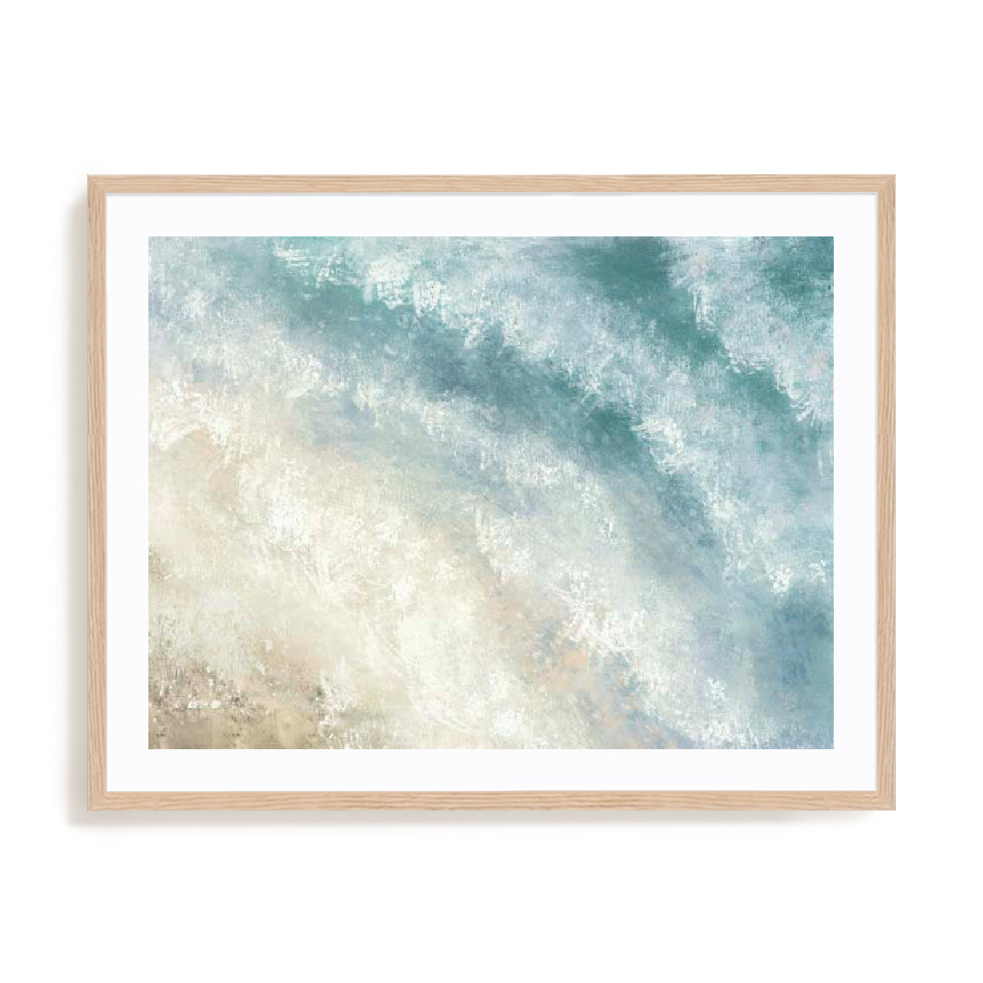 Beach From Above Wall Art