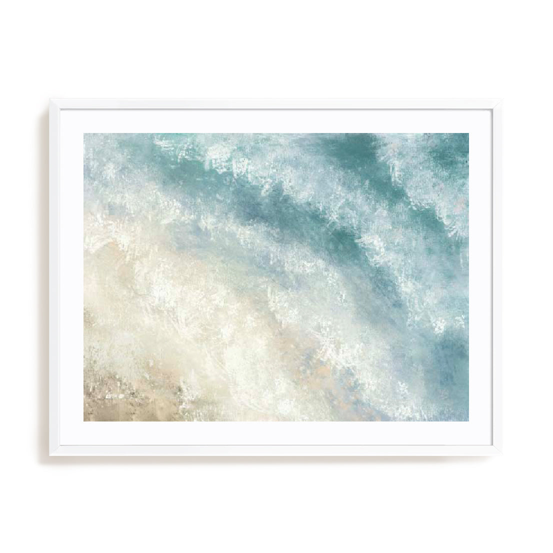 Beach From Above Wall Art