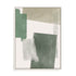 Wall Art Stretched Canvas In White  Frame - Verdant Strata I Abstract Art