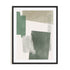 Wall Art Print Poster In Black Frame - Verdant Strata I Abstract Art