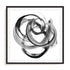Energy Spheres Wall Art #oran_black-white-border