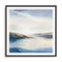 Calm Blue Tide Wall Art #oran_black-white-border