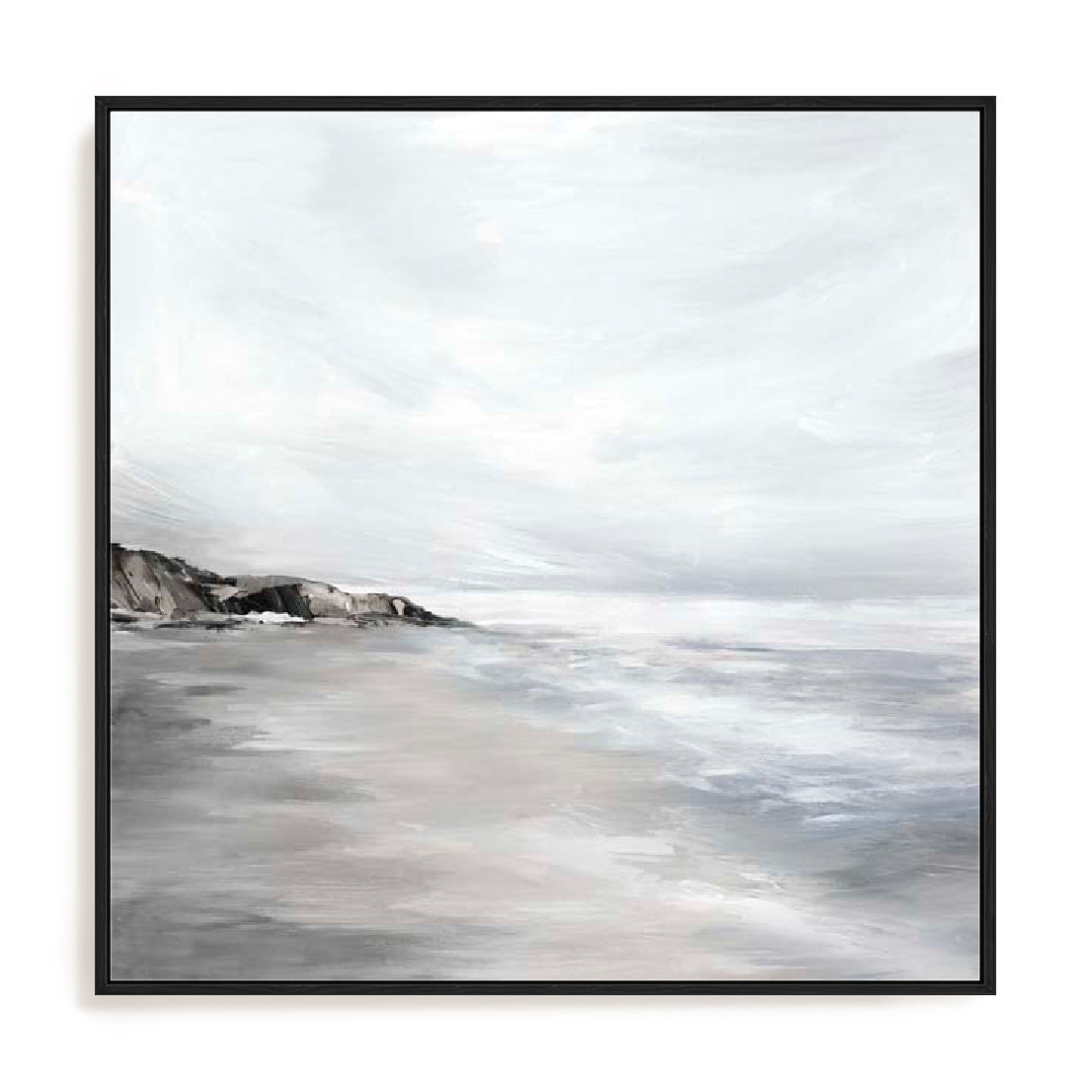 Silver Waves Wall Art