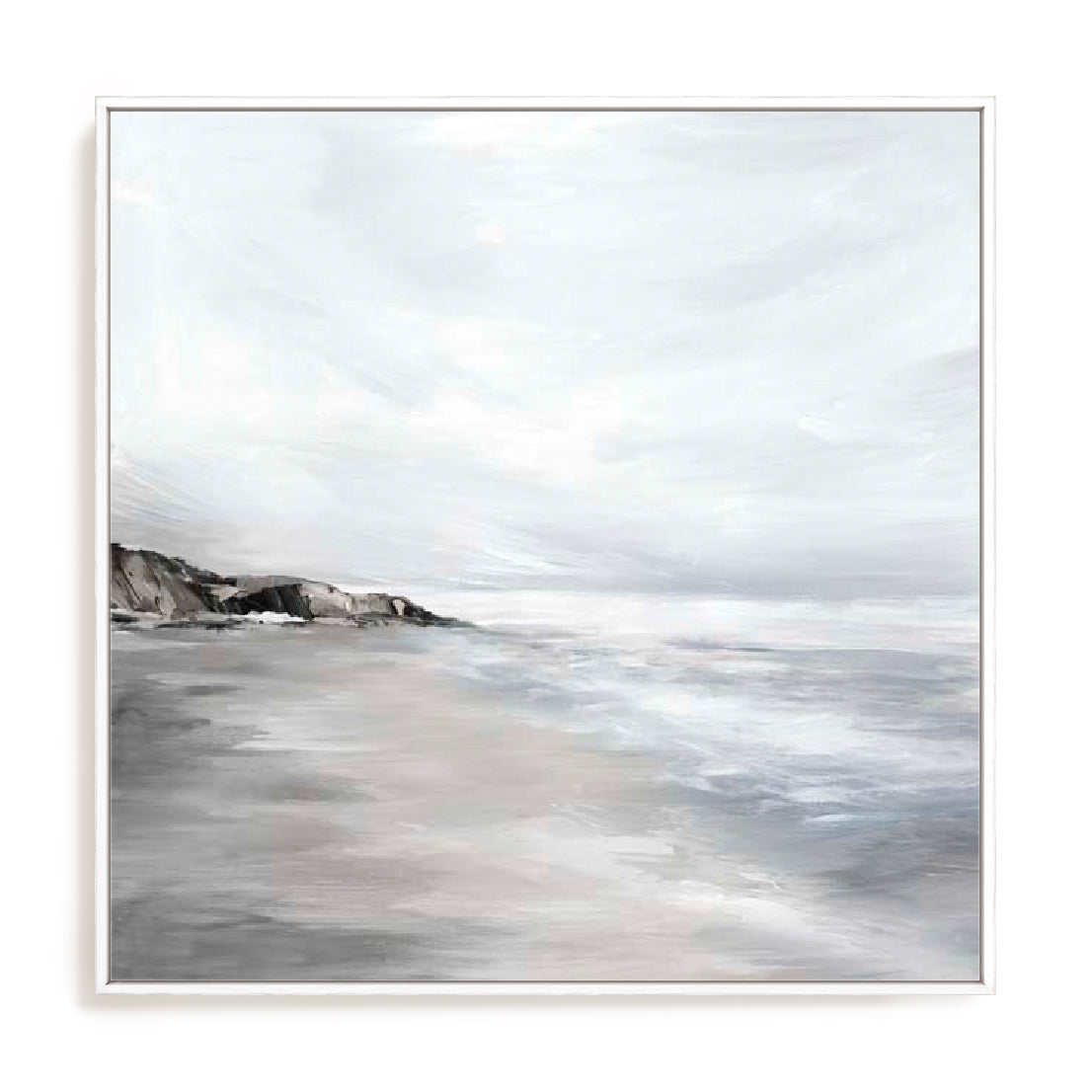 Silver Waves Wall Art