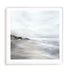 Silver Waves Wall Art #oran_white-white-border