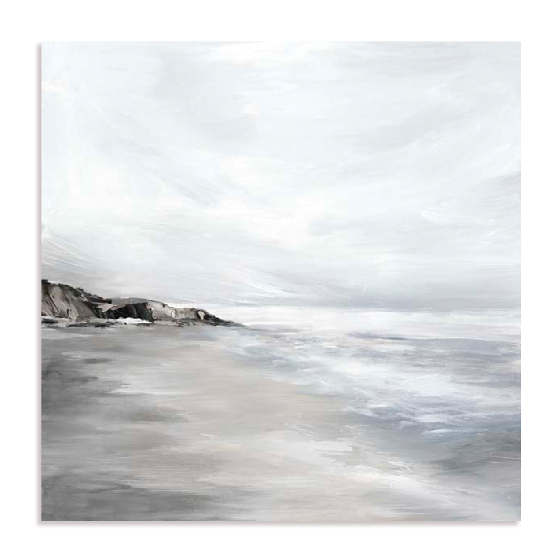 Silver Waves Wall Art