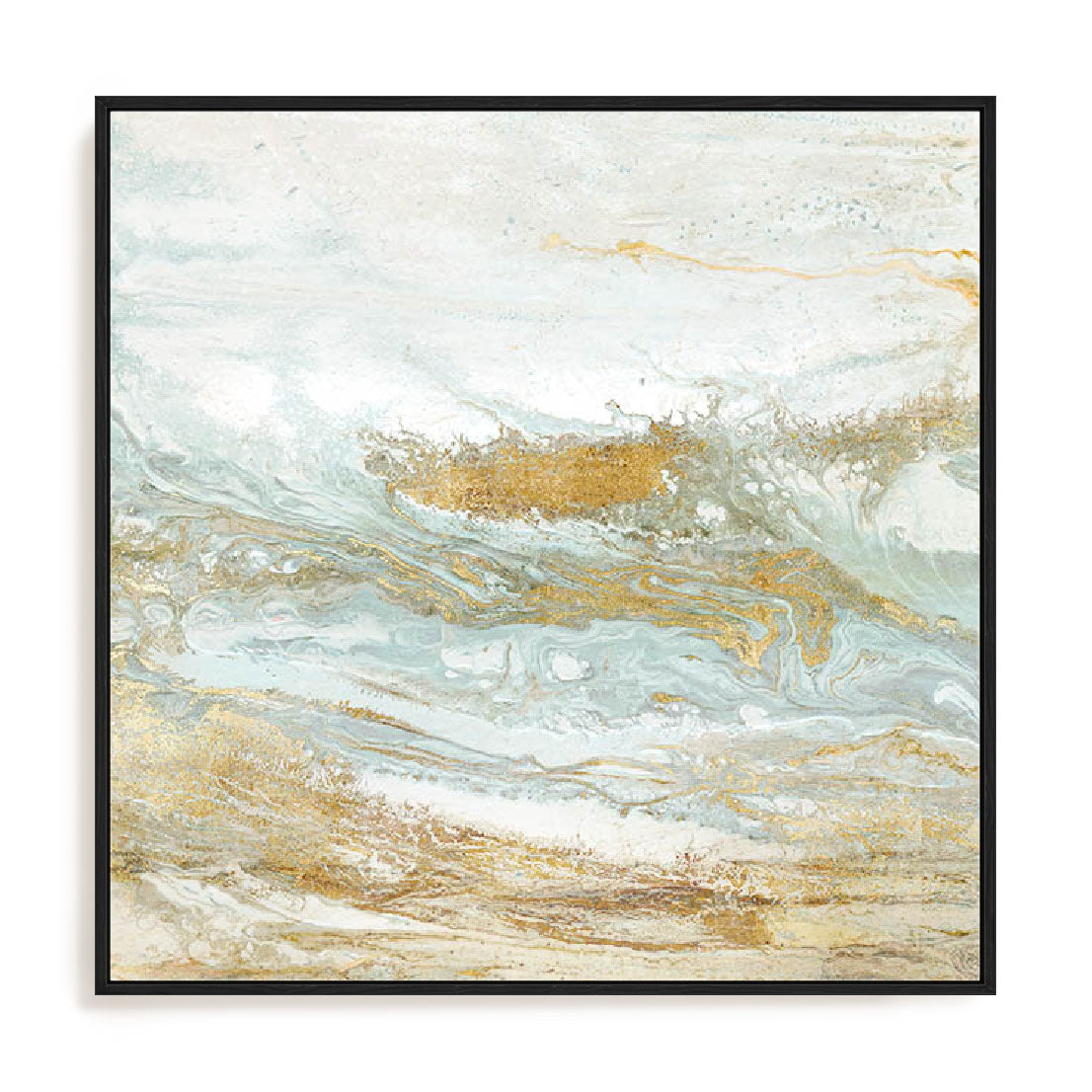 Geode I Teal Wall Art