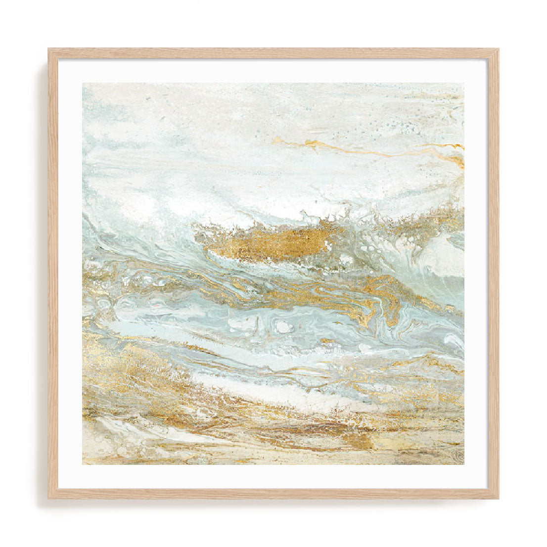 Geode I Teal Wall Art