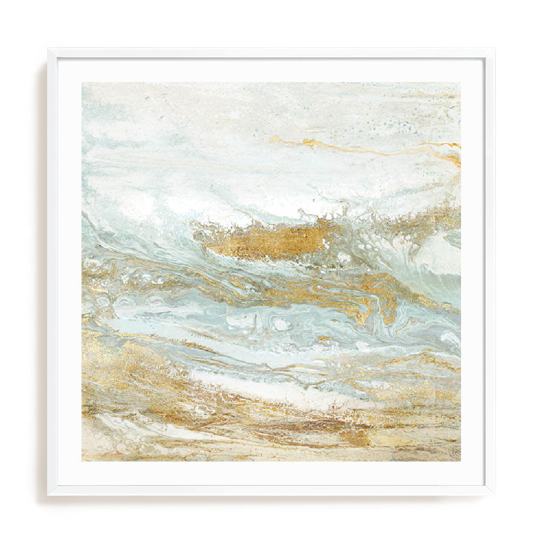 Geode I Teal Wall Art