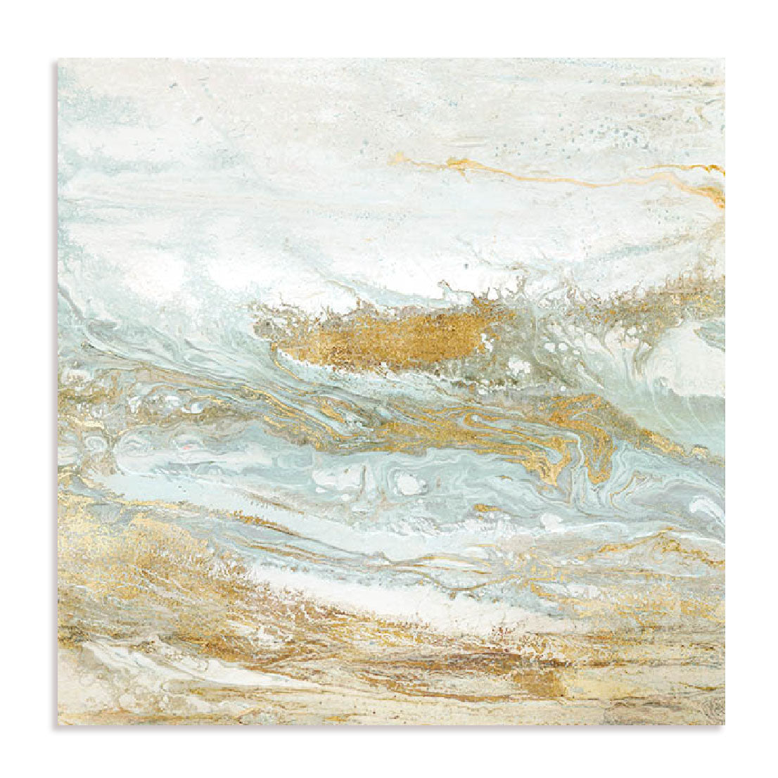 Geode I Teal Wall Art
