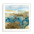 Geode III Wall Art #oran_white-white-border