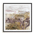 Geode III Lavender Wall Art #oran_black-white-border