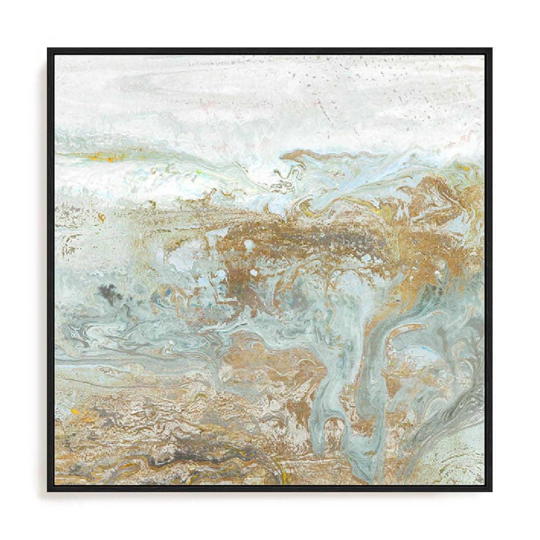 Geode III Teal Wall Art