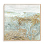 Geode III Teal Wall Art
