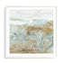 Geode III Teal Wall Art #oran_white-white-border