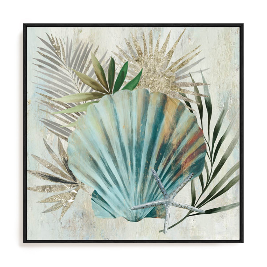 Turquoise Shell I Wall Art