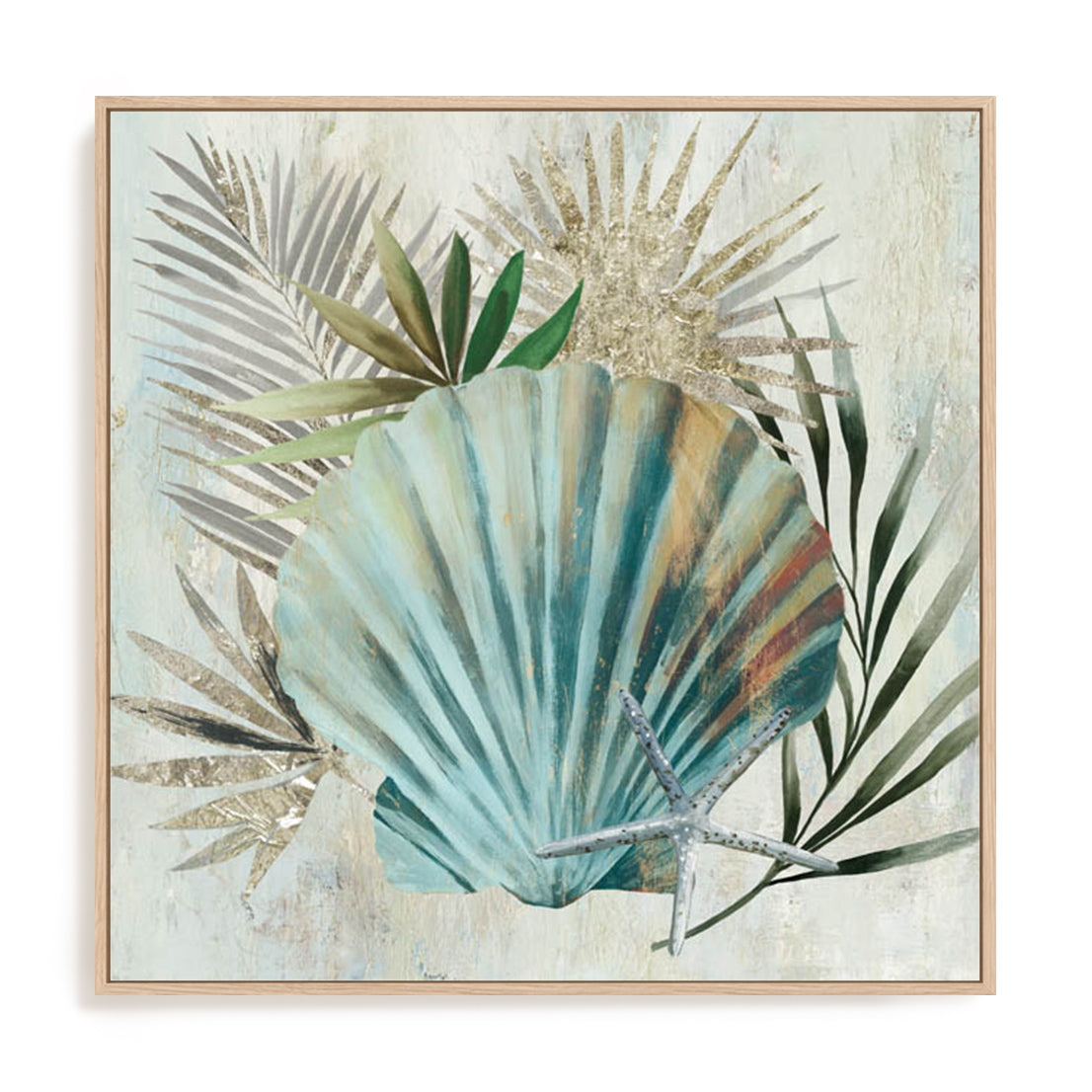 Turquoise Shell I Wall Art