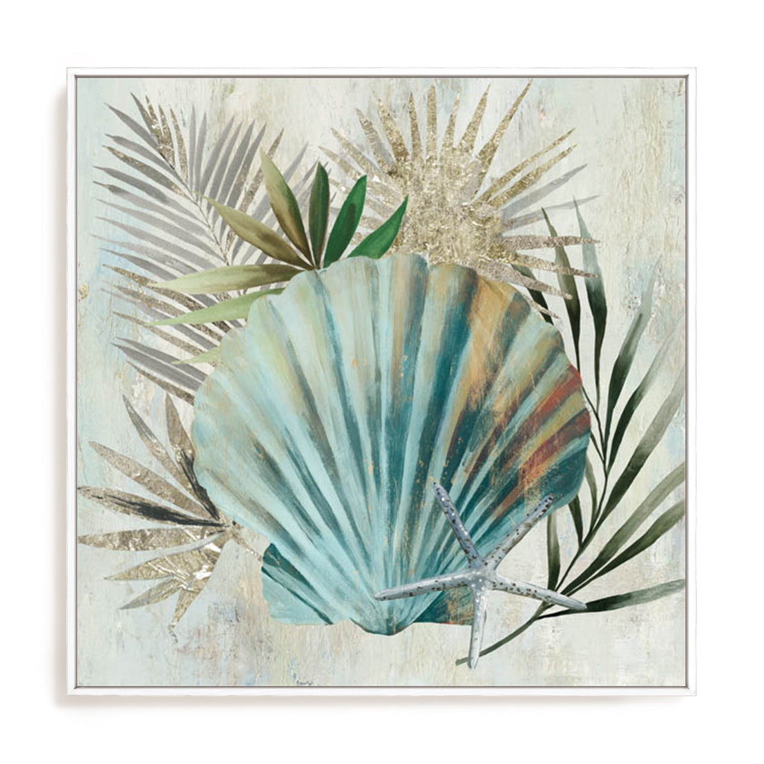 Turquoise Shell I Wall Art